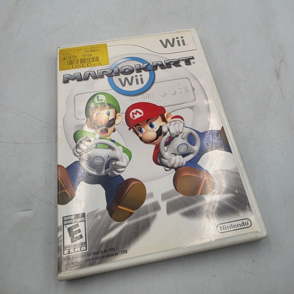 Mario Kart Wii Nintendo Racing Video Game In Case 2008 W Manual